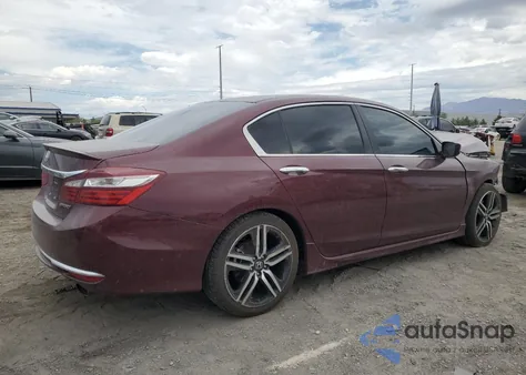 2017 Honda Accord Sport из США, поврежденный, VIN 1HGCR2F52HA155898